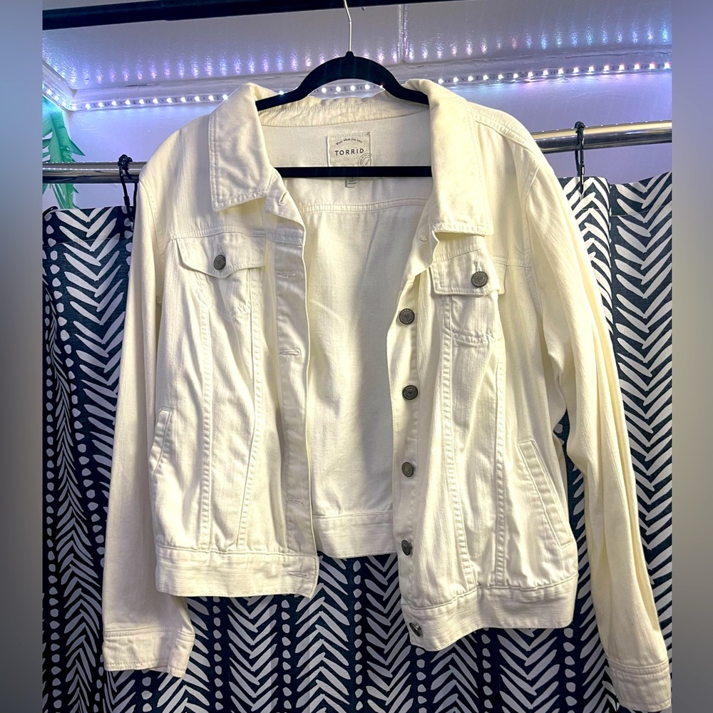 White Jean jacket
